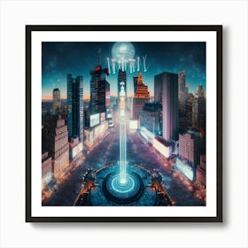 City Of Lights Art Print