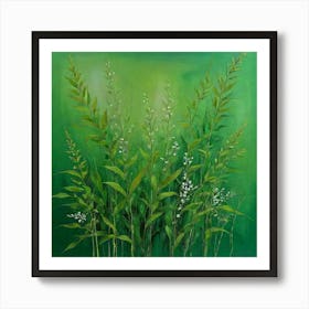 Default Original Landscape Plants Oil Painting 23 Art Print