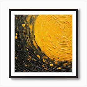 Yellow Sun 1 Art Print