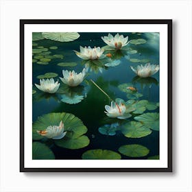 Water Lilies Art Print