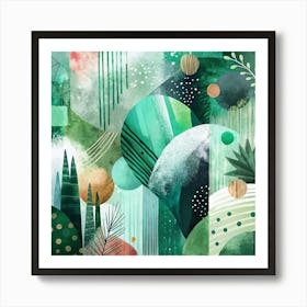 Abstract Painting 216 Art Print