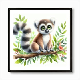 Lemur 4 Art Print