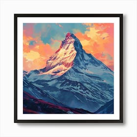 Matterhorn Painting Art Print