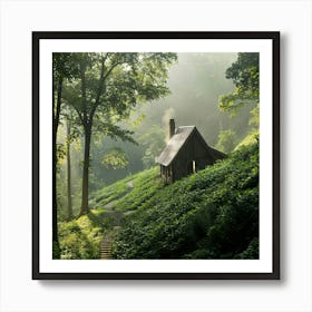 Cabin In The Woods 4 Art Print