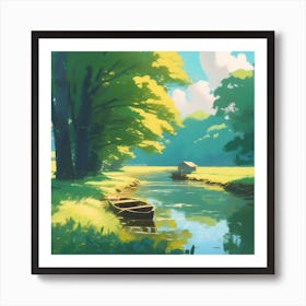 Landscape Painting 197 Art Print