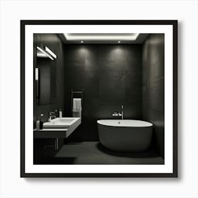 Modern Bathroom 2 Art Print