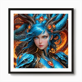 Demon Girl jbg Art Print