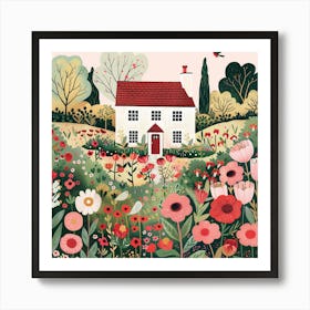 House In The Garden Affiche