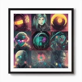 CyberFunk Art Print