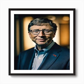 Bill Gates Art Print