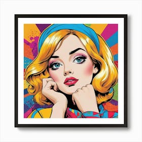 Pop Girl 1 Art Print