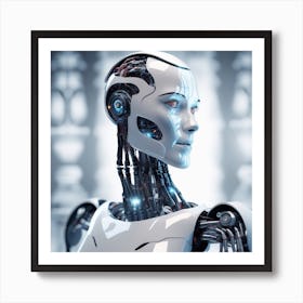 Robot Woman 5 Art Print