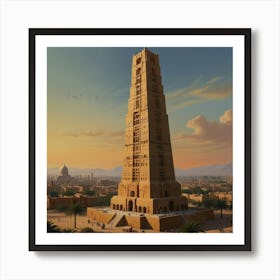 Tower Of Bahrain Art Print