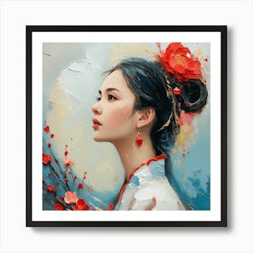 Chinese Girl Art Print