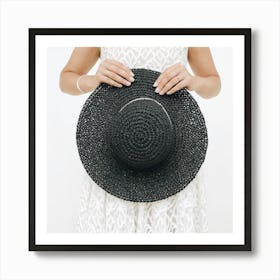 Black Hat Art Print