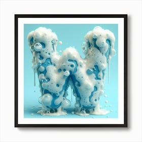 Drip Dope W Art Print