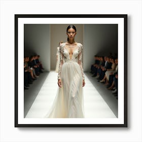 Wedding Dress 3 Art Print