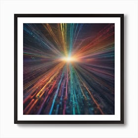 Abstract Space Background 20 Art Print