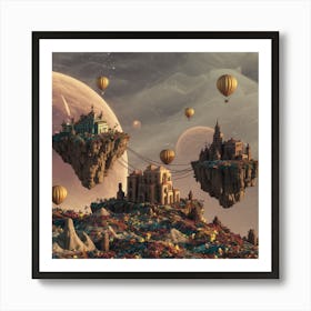 other moon 2 Art Print