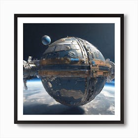 Space Station 108 Art Print