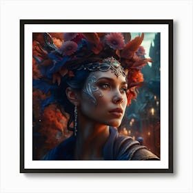 Nature's Enchantress Art Print