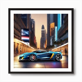 Lamborghini 112 Art Print