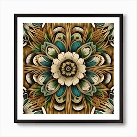 Floral Pattern 17 Art Print