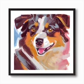 Australian Shepherd 02 Art Print