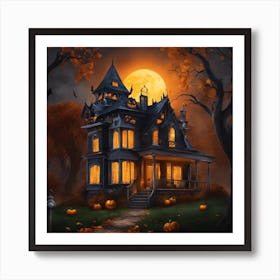 Haunted House 8 Art Print