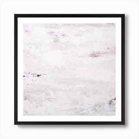 Neutral Abstract Painting 2 Square Art Print