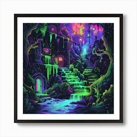 Necropolis 2 Art Print