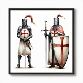 Knight Templar 10 Art Print