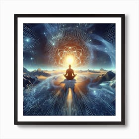 Meditation In Space 4 Art Print