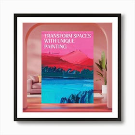 Transform Spaces With Unique Painting 2 Affiche