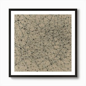 Network Of Dots Art Print