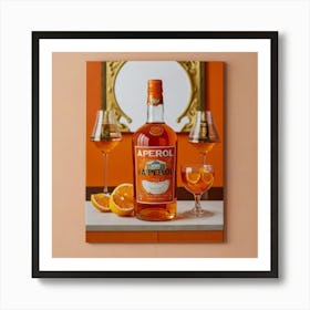 Aperol Orange Art Print