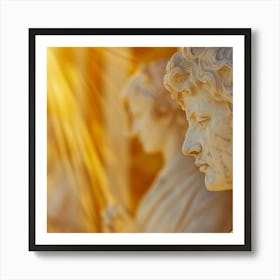 Statues Angelic Art Print