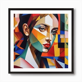 Abstract Of A Woman Art Print