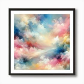 Abstract Of Clouds 2 Art Print