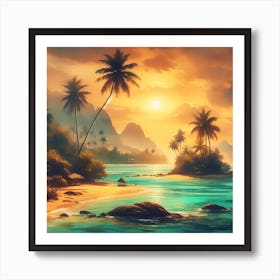 Tropical Paradise 6 Art Print