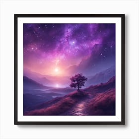 Lone Tree Art Print