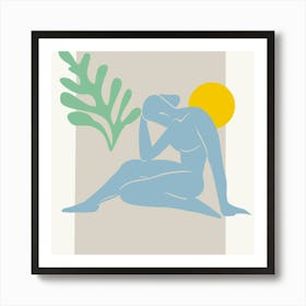 Woman In The Sun Art Print