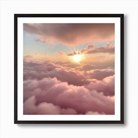 Pink Clouds Art Print