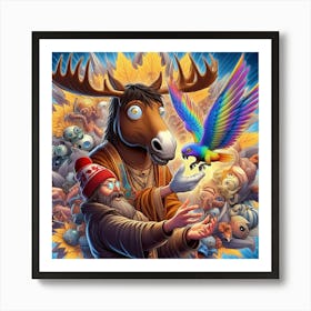 Canadian MooseKnucks🫎 Art Print