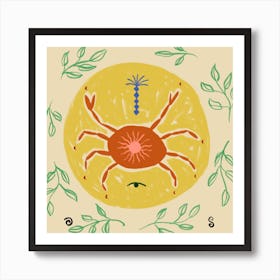 Cancer Square Art Print