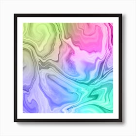 Rainbow Abstract I Art Print