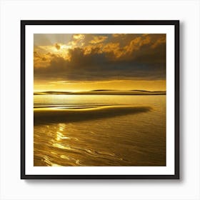 Golden Sunset Art Print