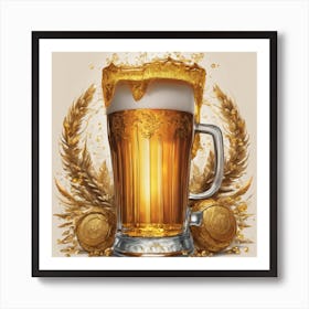 A Mug of Beer Art Print