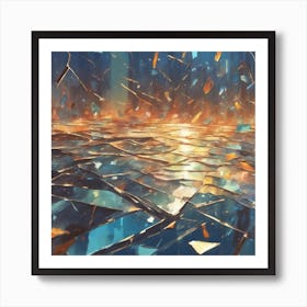 Shattered City Art Print