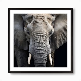 Elephant Photo Affiche